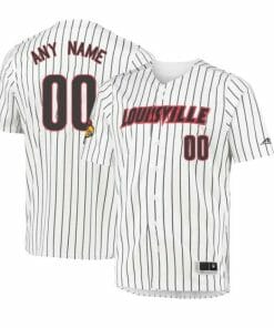 Custom Louisville Cardinals Baseball Jersey Name and Number College White