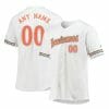 Custom Miami Hurricanes Baseball Jersey Name and Number NCAA College White