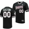 Custom Mississippi State Bulldogs Baseball Jersey Name and Number NCAA College Black