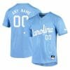 Custom North Carolina Baseball Jersey Name and Number Tar Heels NCAA College Royal