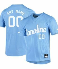 Custom North Carolina Baseball Jersey Name and Number Tar Heels NCAA College Royal