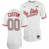 Custom Ohio State Buckeyes Baseball Jersey Name and Number NCAA College White 1