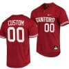 Custom Stanford Cardinal Baseball Jersey Name and Number NCAA College PAC 12 Conference Tournament Champs Red
