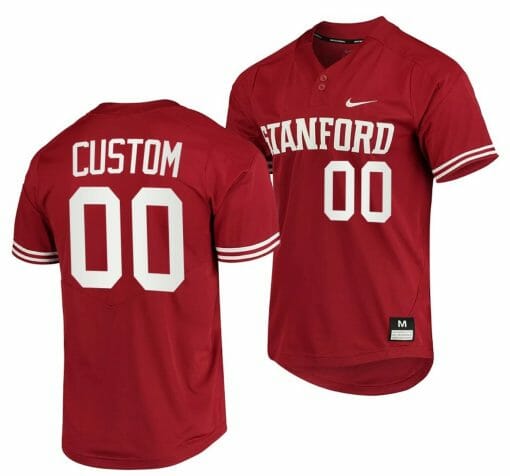 Custom Stanford Cardinal Baseball Jersey Name and Number NCAA College PAC-12 Conference Tournament Champs Red