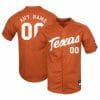 Custom Texas Longhorns Baseball Jersey Name and Number NCAA College Orange