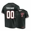 Custom Texas Tech Baseball Jersey Name Number Under Armour Red Raiders College Black