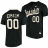 Custom Vanderbilt Commodores Baseball Jersey Name and Number NCAA College Replica Black