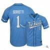 Danny Serretti Jersey North Carolina Tar Heels Baseball NCAA College Blue Elite Alumni 1