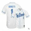 Danny Serretti Jersey North Carolina Tar Heels Baseball NCAA College White Elite Alumni 1