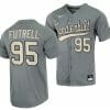 Devin Futrell Jersey Vanderbilt Commodores College Baseball Full Button Grey 95
