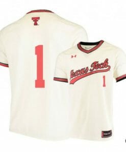 Dillon Carter Jersey Texas Tech Red Raiders Baseball NCAA College Cream Alumni #1