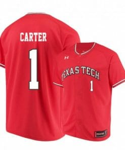 Dillon Carter Jersey Texas Tech Red Raiders Baseball NCAA College Red Alumni #1