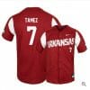 Dominic Tamez Jersey Arkansas Razorbacks Baseball NCAA College Alumni Elite Red 7