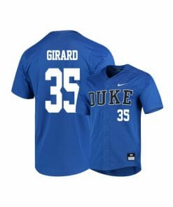 Duke Blue Devils 35 Britt Fuller Blue Elite Baseball Jersey