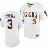 Dylan Crews Jersey LSU Tigers NCAA Baseball 2023 College World Series White 3
