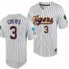 Dylan Crews Jersey LSU Tigers NCAA Baseball 2023 College World Series White Purple 3