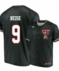 Dylan Neuse Jersey Texas Tech Red Raiders Baseball NCAA College Black Alumni #9