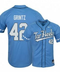 Eric Grintz Jersey North Carolina Tar Heels Baseball NCAA College Blue Elite Alumni #42