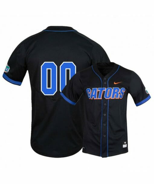 Florida Gators Black Custom Name and Number College Baseball Jersey