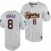 Gavin Dugas Jersey LSU Tigers NCAA Baseball 2023 College World Series White Purple 8