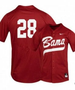 Gentry Tyler Jersey Alabama Crimson Tide Baseball NCAA College Alumni Red #28