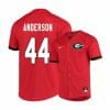 Georgia Bulldogs 44 Ben Anderson Red Elite College Baseball Jersey