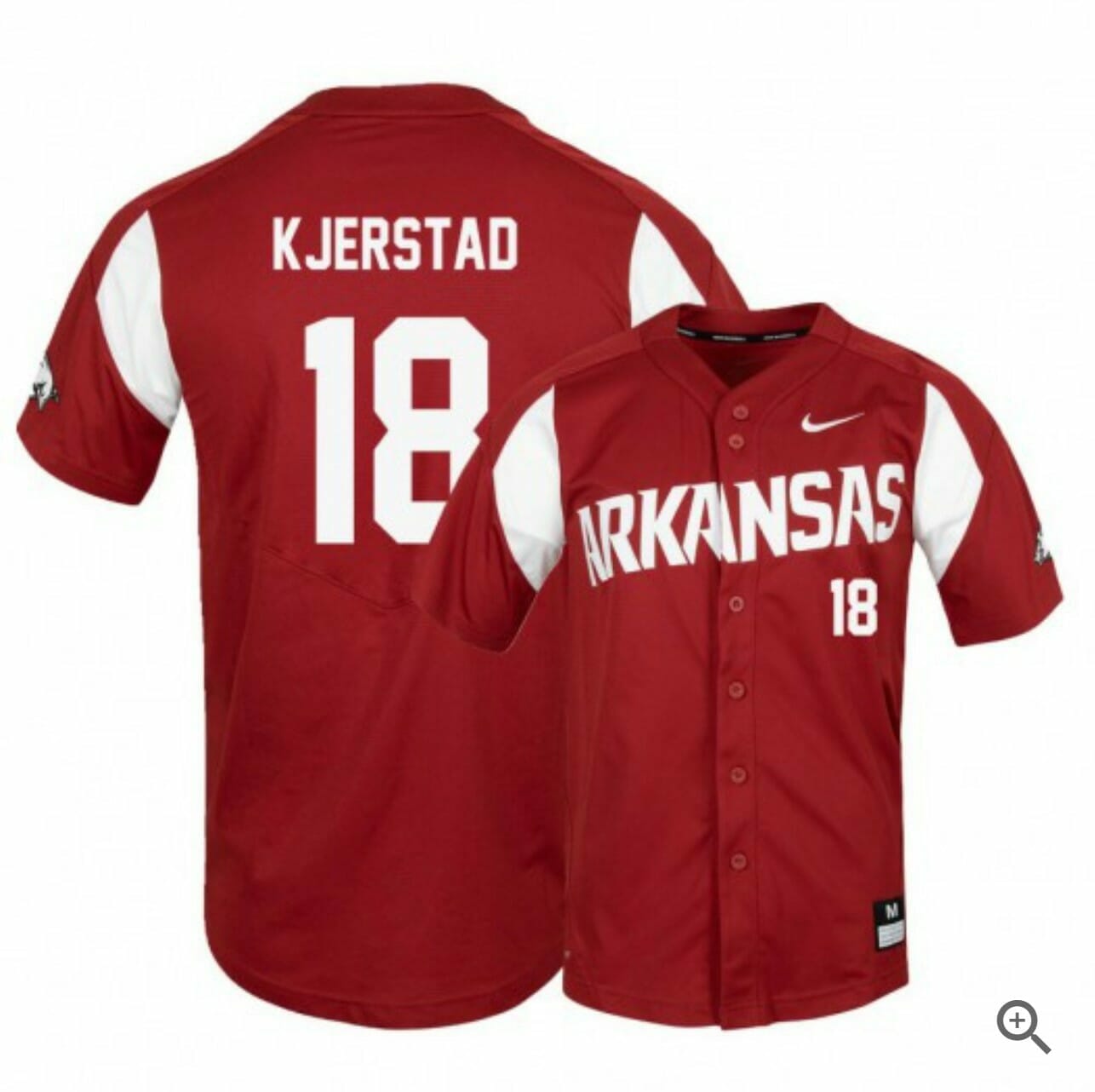 Heston Kjerstad Jersey Arkansas Razorbacks Baseball NCAA College Alumni Elite Red #18