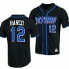 Hunter Barco Jersey Florida Gators Baseball NCAA College Full Button Black 12