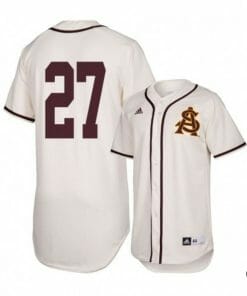 Hunter Jump Jersey Arizona State Sun Devils Baseball NCAA College Alumni White #27