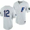 Hurston Waldrep Jersey Florida Gators 12 White Royal 2023 College World Series NCAA Baseball