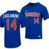 Jac Caglianone Jersey Florida Gators College Baseball Full Button Royal 14