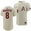 Jace Bohrofen Jersey Arkansas Razorbacks College Baseball Full Button Natural 8