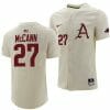 James McCann Jersey Arkansas Razorbacks College Baseball Full Button Natural 27