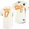 Jared Dickey Jersey Tennessee Volunteers 17 Natural 2023 NCAA Baseball College World Series OMAHA 8