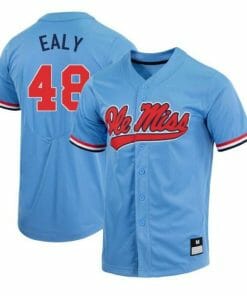 Jerrion Ealy Jersey Ole Miss Rebels Baseball NCAA College Blue Alumni #48