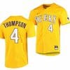 Jordan Thompson Jersey Lsu Tigers Baseball NCAA College Vapor Untouchable Elite Gold 4