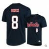 Justin Bench Jersey Ole Miss Rebels Baseball NCAA College Black Alumni 8