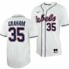 Kevin Graham Jersey Ole Miss Rebels College Baseball White 35