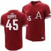 Kevin Kopps Jersey Arkansas Razorbacks College Baseball Cardinal 45