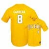 LSU Tigers 8 Daniel Cabrera Yellow Elite College Baseball Jersey