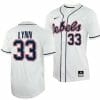 Lance Lynn Jersey Ole Miss Rebels College Baseball White 33