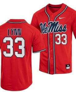 Lance LynnJersey Ole Miss Rebels College Baseball Red #33