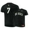 Long Beach State Dirtbags 7 Leonard Jones Black Baseball Jersey