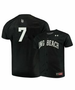 Long Beach State Dirtbags 7 Leonard Jones Black Baseball Jersey