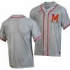 Maryland Terrapins Baseball Jersey NCAA College Team Replica Gray 1
