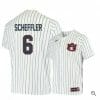 Matt Scheffler Jersey Auburn Tigers Baseball NCAA College White Blue Alumni 6