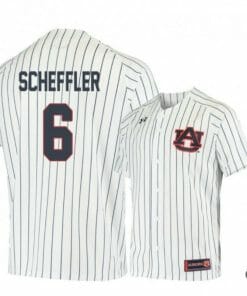 Matt Scheffler Jersey Auburn Tigers Baseball NCAA College White Blue Alumni #6