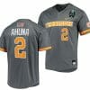 Maui Ahuna Jersey Tennessee Volunteers 2 Gray 2023 NCAA Baseball College World Series OMAHA 8