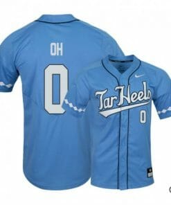 Michael Oh Jersey North Carolina Tar Heels Baseball NCAA College Blue Elite Alumni #0