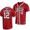 Michael Turnerr Jersey Arkansas Razorbacks College Baseball Throwback Cardinal 12